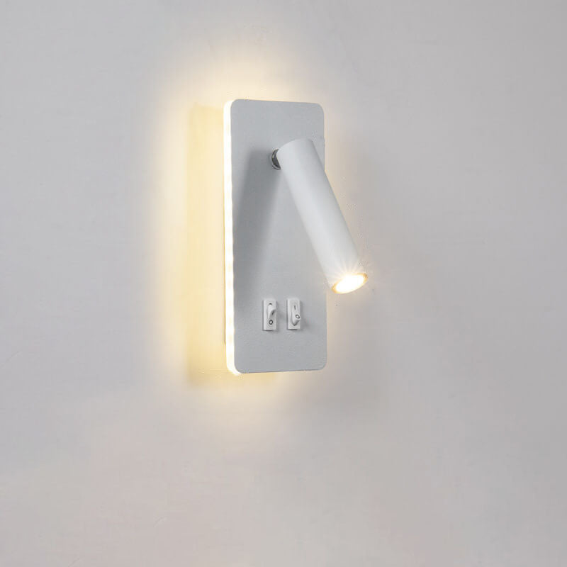 Adjustable LED Spotlight Wall Sconce with Ambient Backlight – view 9 | BROKLEN
