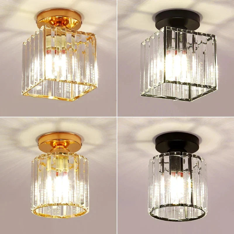 Glam Crystal Flush Mount Ceiling Light – view 2 | BROKLEN