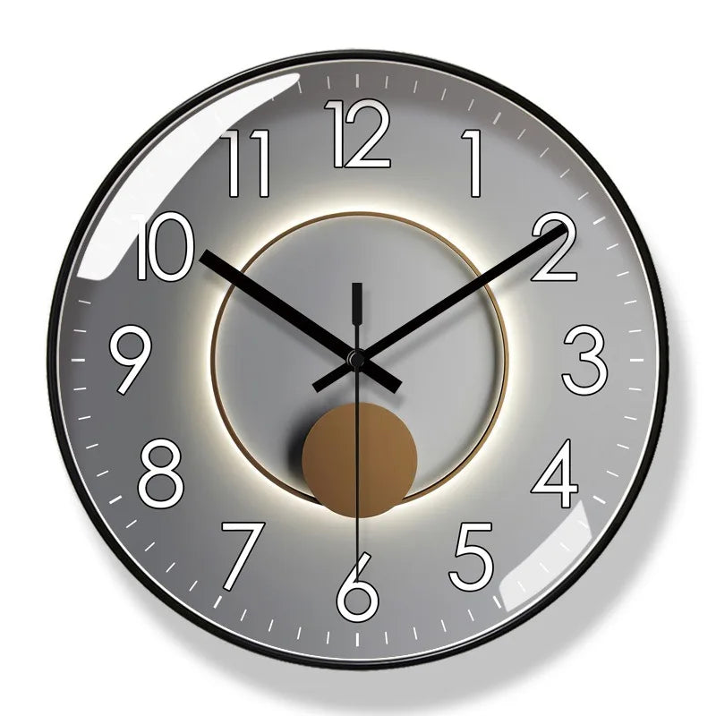 Modern Round Decorative Wall Clock – view 7 | BROKLEN