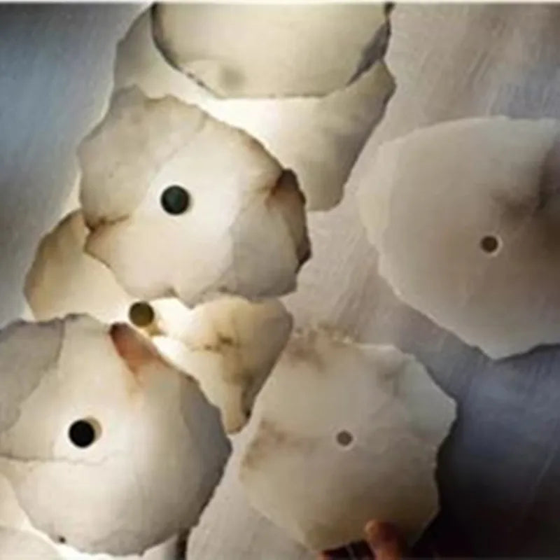 Organic Stone-Look LED Wall Sconce – view 7 | BROKLEN