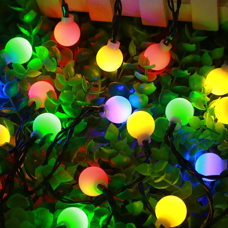 Solar LED Outdoor String Lights – view 4 | BROKLEN