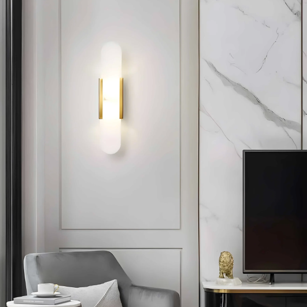Nordic Alabaster Wall Light – view 5 | BROKLEN
