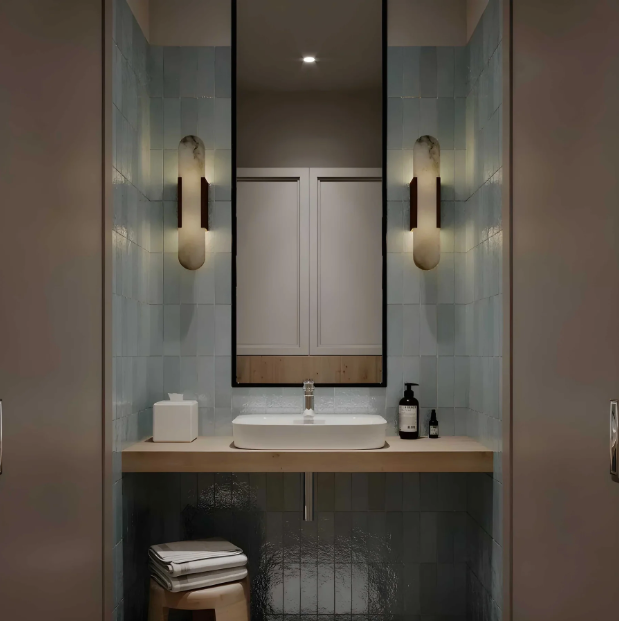 Nordic Alabaster Wall Light – view 8 | BROKLEN