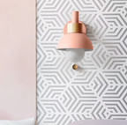 Pull-Chain Wall Sconce with Wooden Accent – view 6 | BROKLEN