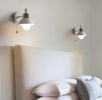 Pull-Chain Wall Sconce with Wooden Accent – view 13 | BROKLEN