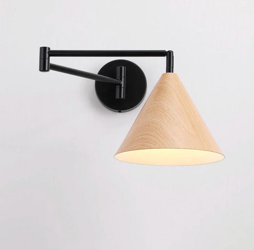 Scandinavian Wooden Cone Wall Sconce – view 15 | BROKLEN