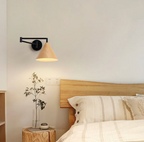 Scandinavian Wooden Cone Wall Sconce – view 3 | BROKLEN