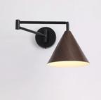 Scandinavian Wooden Cone Wall Sconce – view 16 | BROKLEN