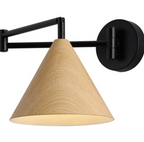 Scandinavian Wooden Cone Wall Sconce – view 17 | BROKLEN