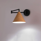 Scandinavian Wooden Cone Wall Sconce – view 12 | BROKLEN