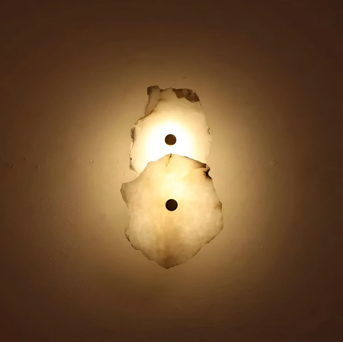 Organic Stone-Look LED Wall Sconce – view 9 | BROKLEN