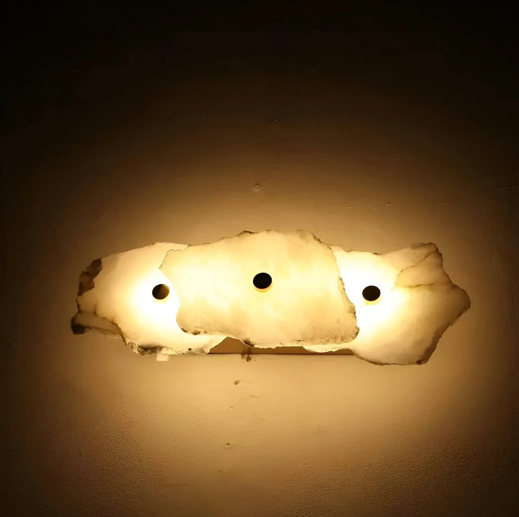 Organic Stone-Look LED Wall Sconce – view 16 | BROKLEN