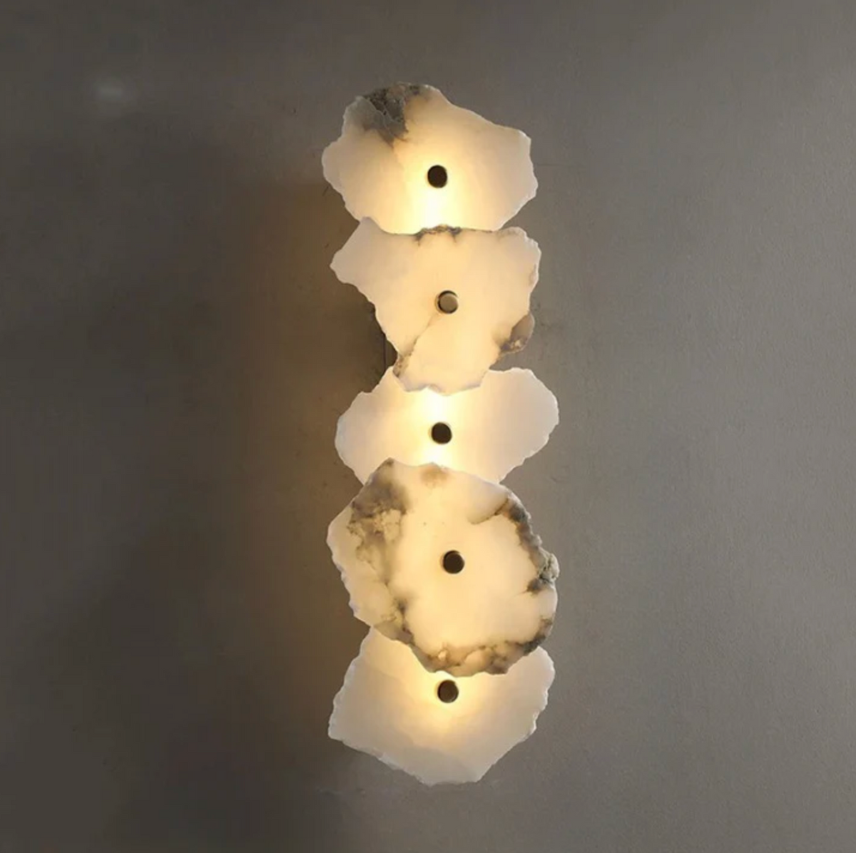 Organic Stone-Look LED Wall Sconce – view 18 | BROKLEN