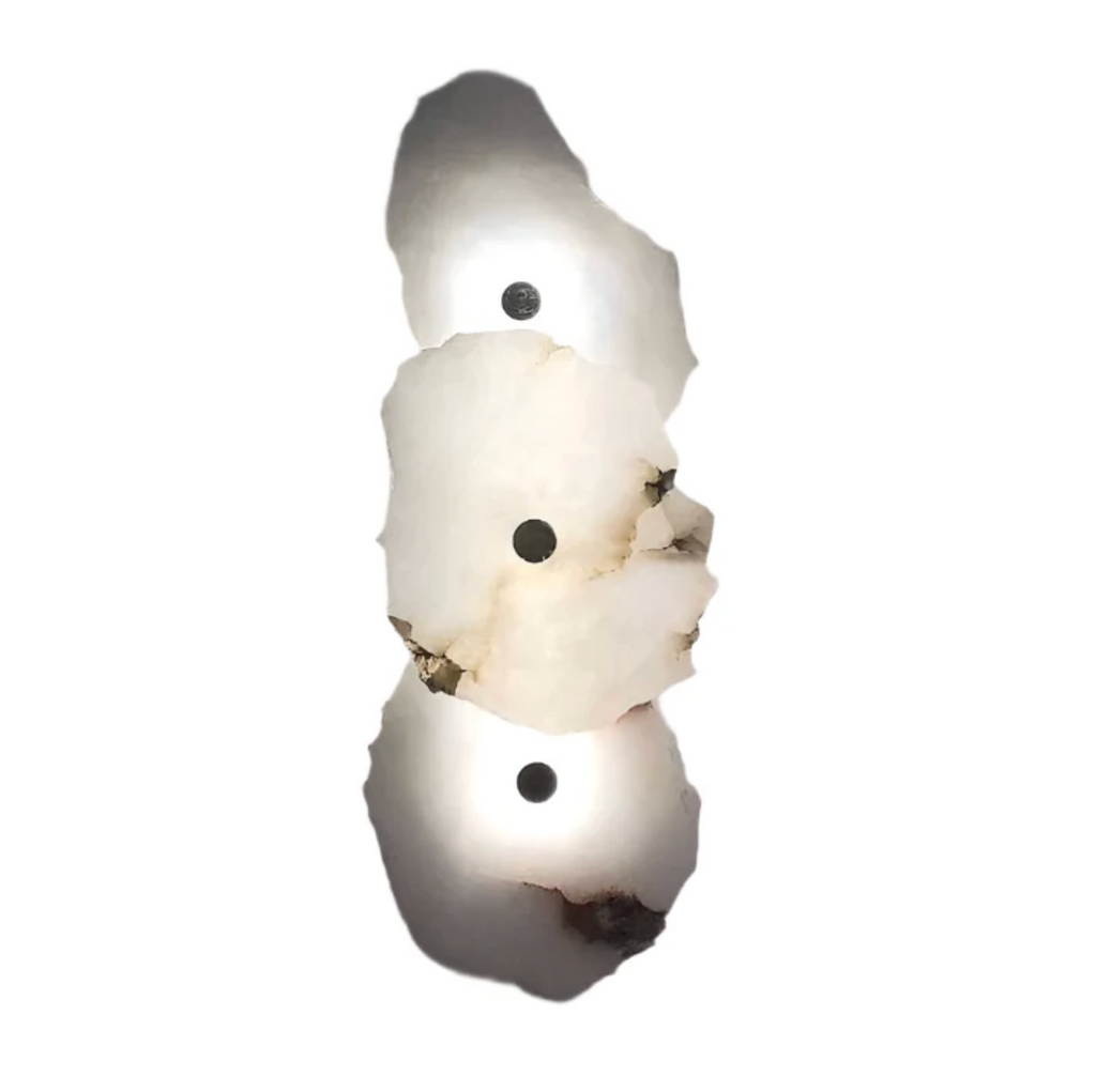 Organic Stone-Look LED Wall Sconce – view 13 | BROKLEN