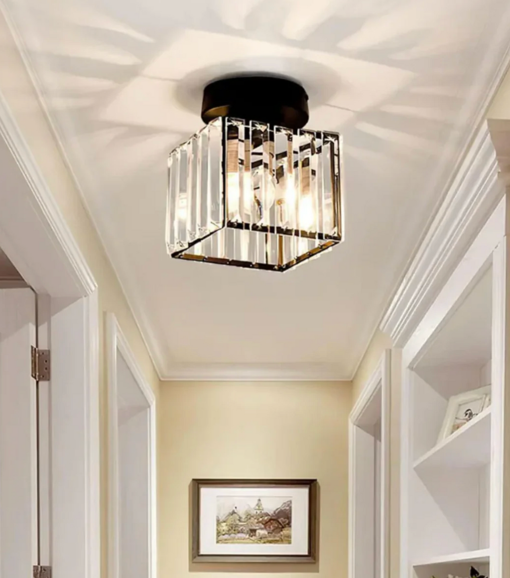 Glam Crystal Flush Mount Ceiling Light – view 12 | BROKLEN
