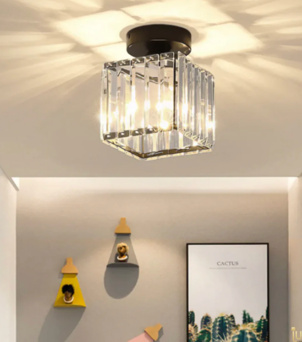 Glam Crystal Flush Mount Ceiling Light – view 16 | BROKLEN