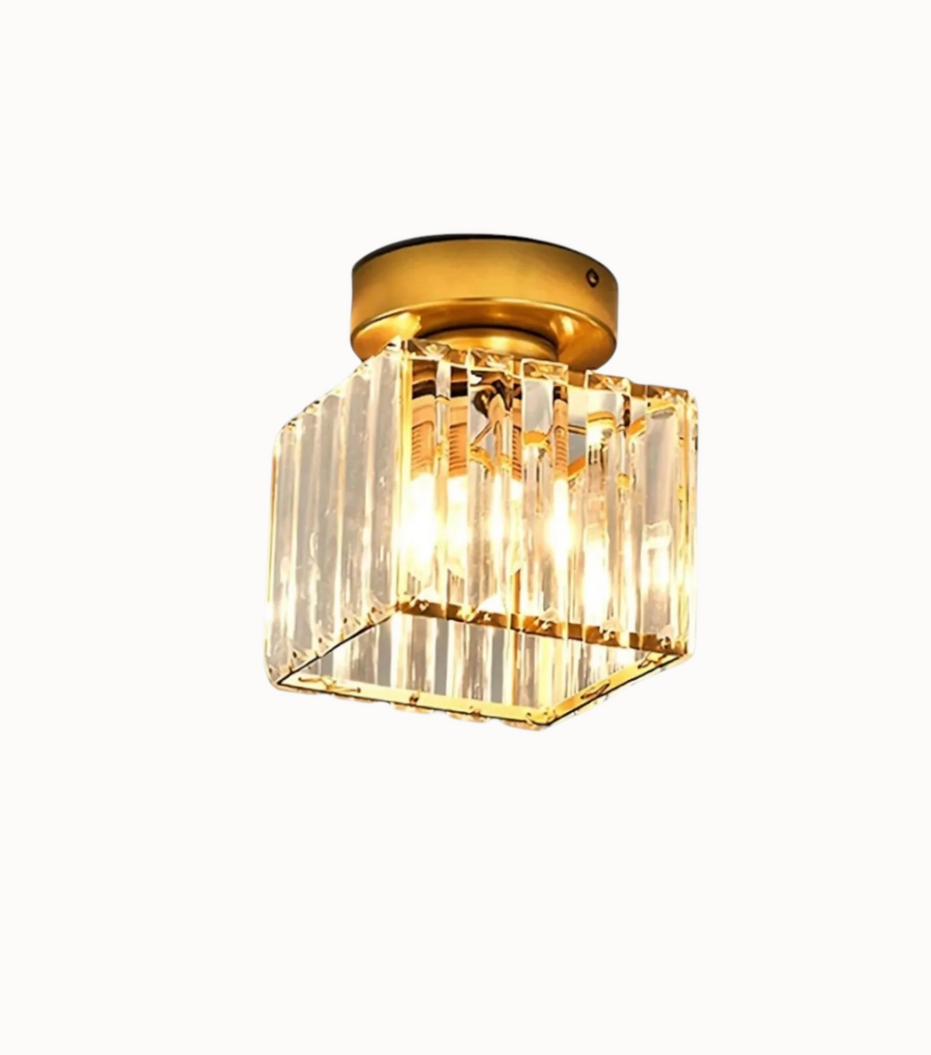 Glam Crystal Flush Mount Ceiling Light – view 8 | BROKLEN