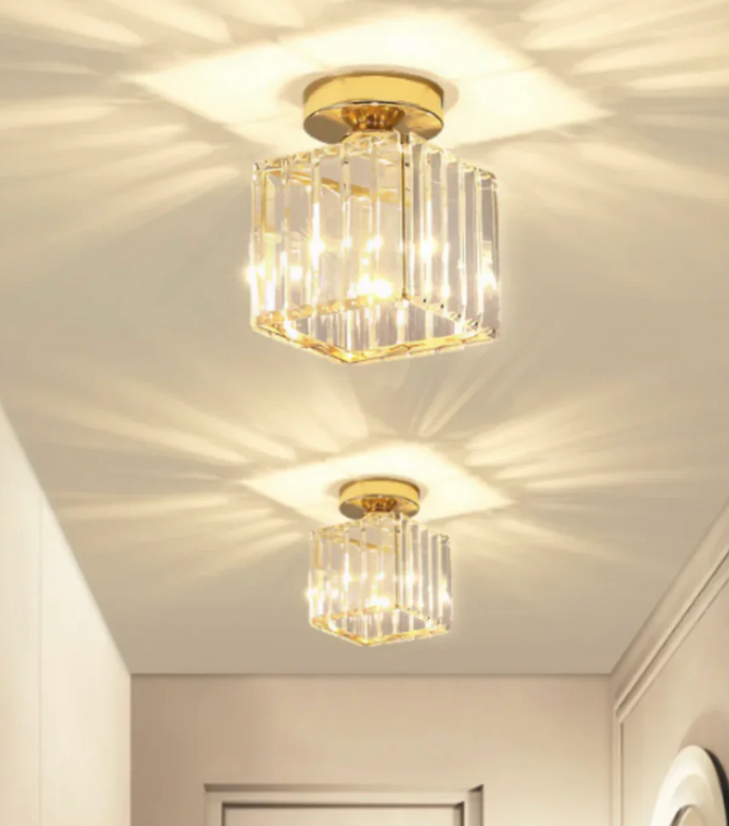 Glam Crystal Flush Mount Ceiling Light – view 19 | BROKLEN