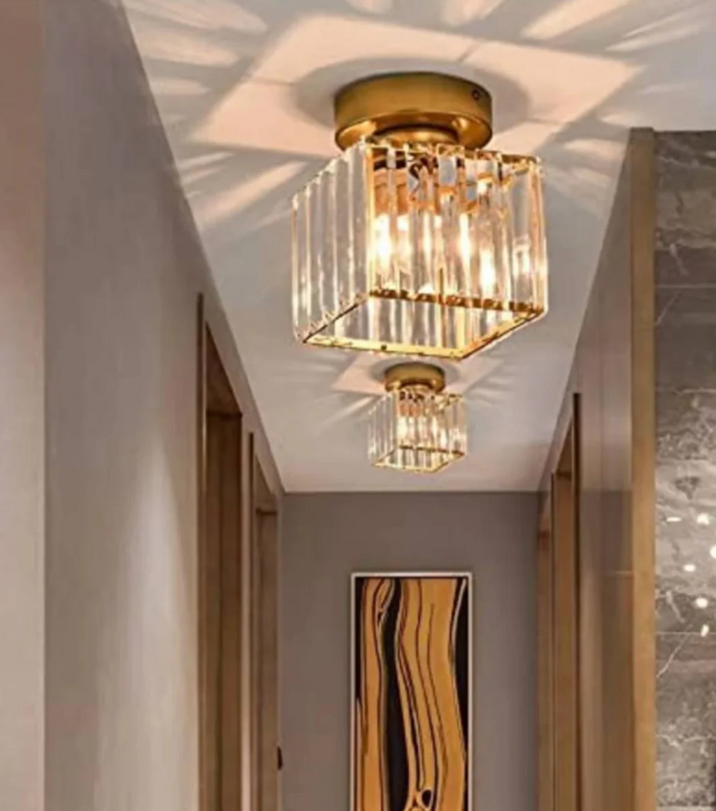 Glam Crystal Flush Mount Ceiling Light – view 22 | BROKLEN