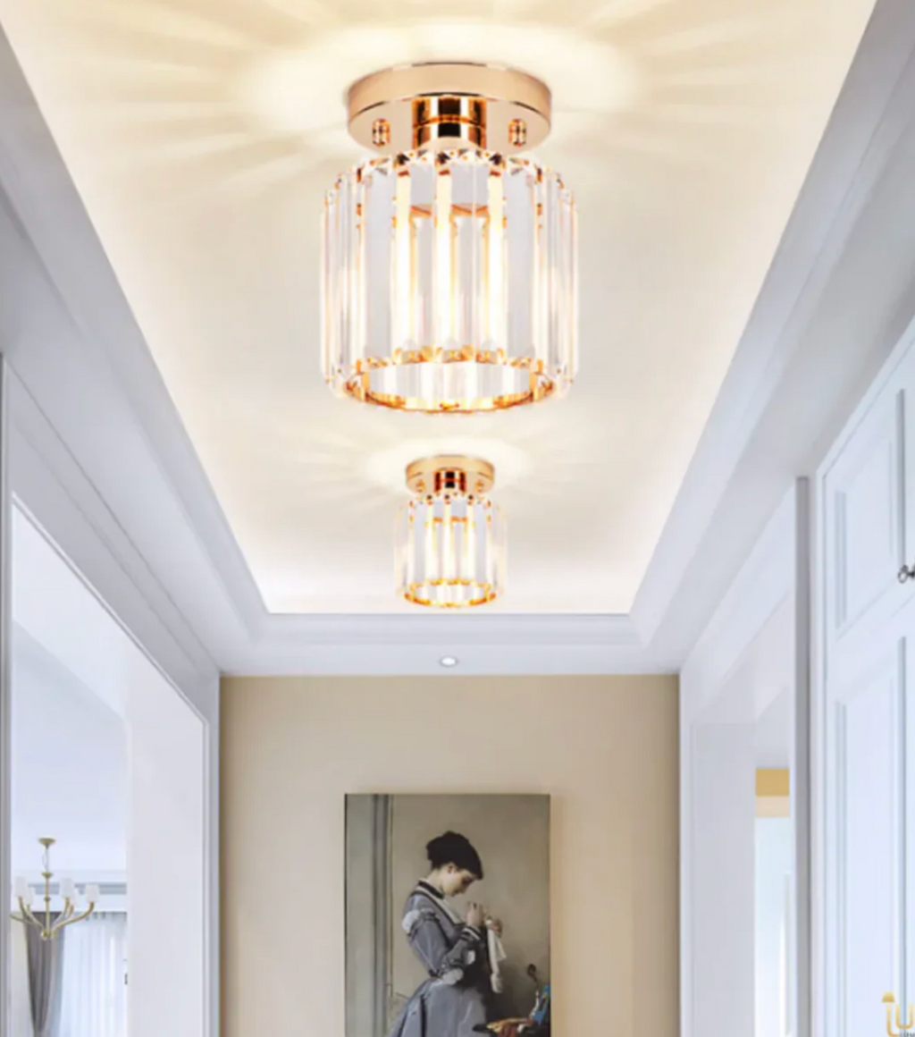 Glam Crystal Flush Mount Ceiling Light – view 26 | BROKLEN