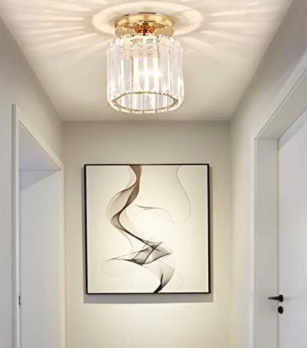Glam Crystal Flush Mount Ceiling Light – view 29 | BROKLEN