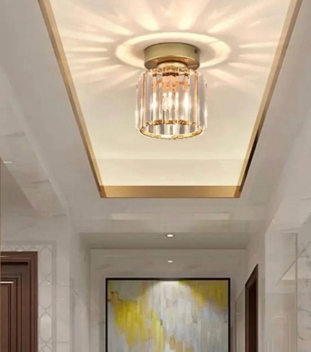 Glam Crystal Flush Mount Ceiling Light – view 30 | BROKLEN