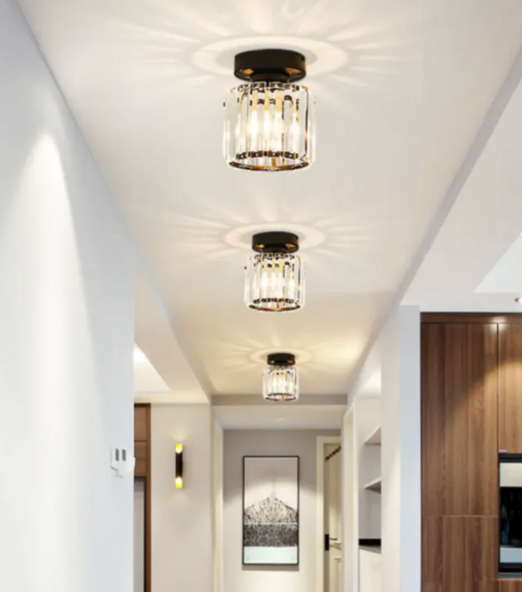 Glam Crystal Flush Mount Ceiling Light – view 32 | BROKLEN