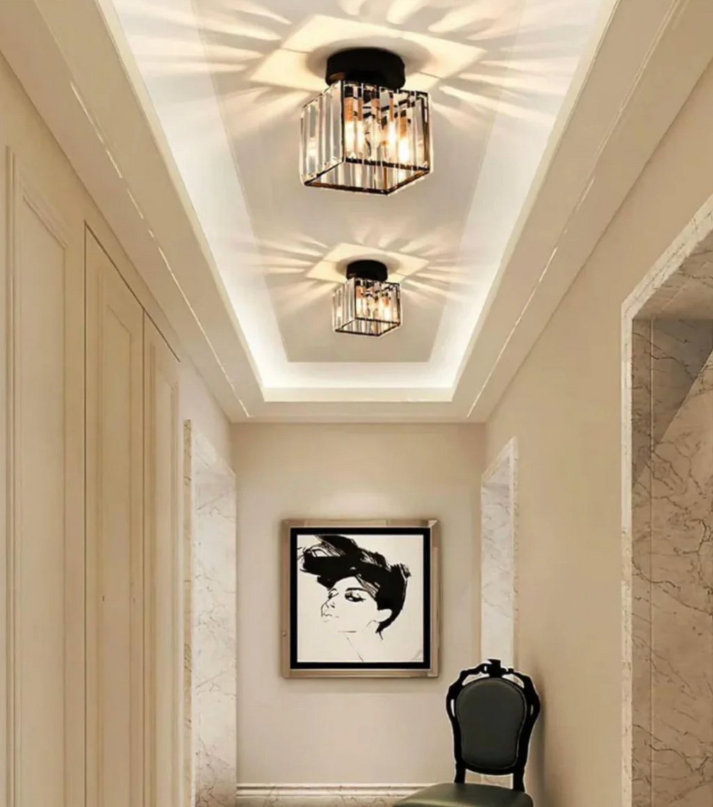 Glam Crystal Flush Mount Ceiling Light – view 37 | BROKLEN