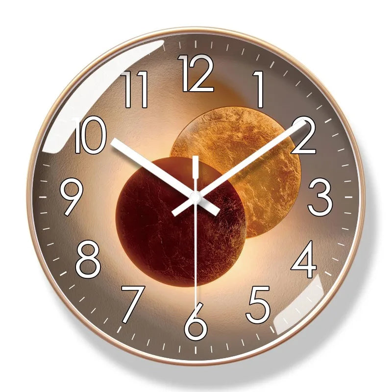 Modern Round Decorative Wall Clock – view 4 | BROKLEN