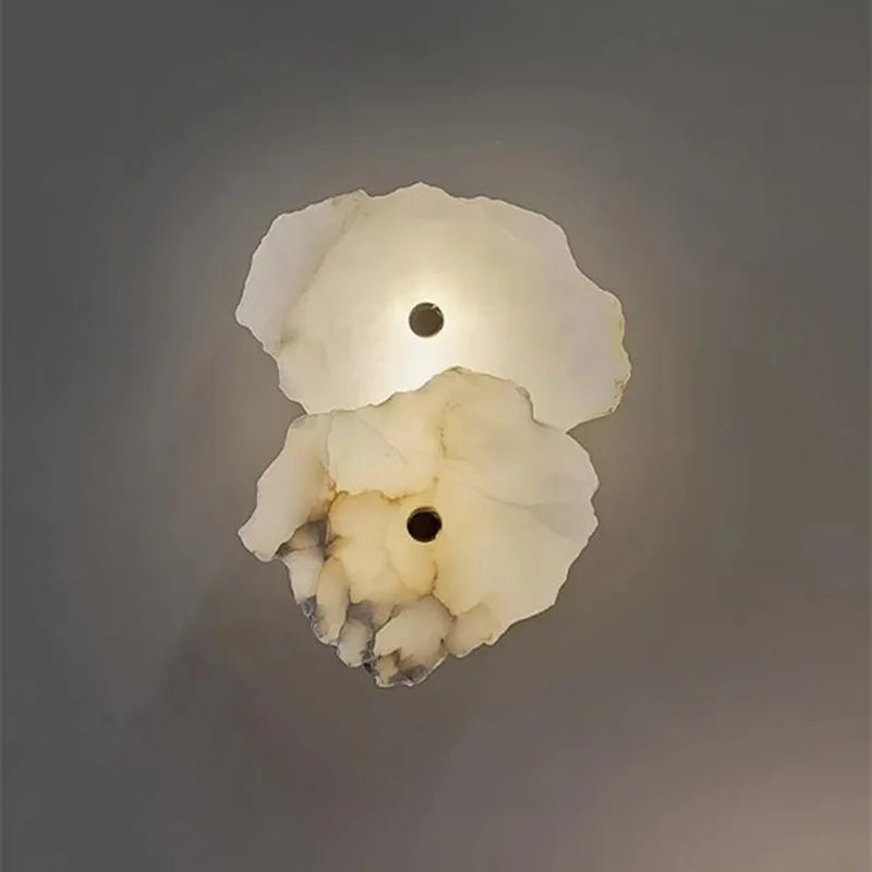 Organic Stone-Look LED Wall Sconce – view 4 | BROKLEN