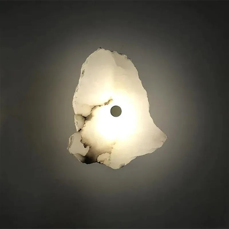 Organic Stone-Look LED Wall Sconce – view 6 | BROKLEN