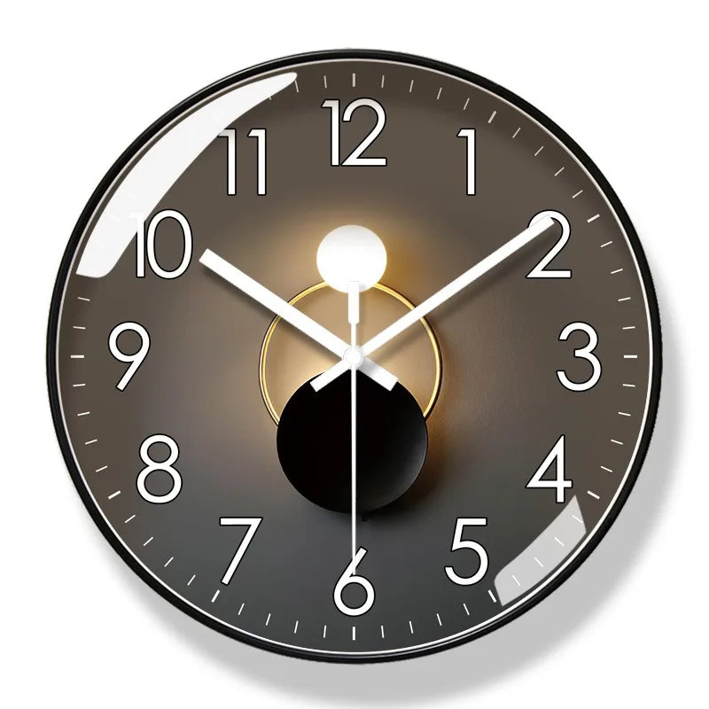 Modern Round Decorative Wall Clock – view 2 | BROKLEN