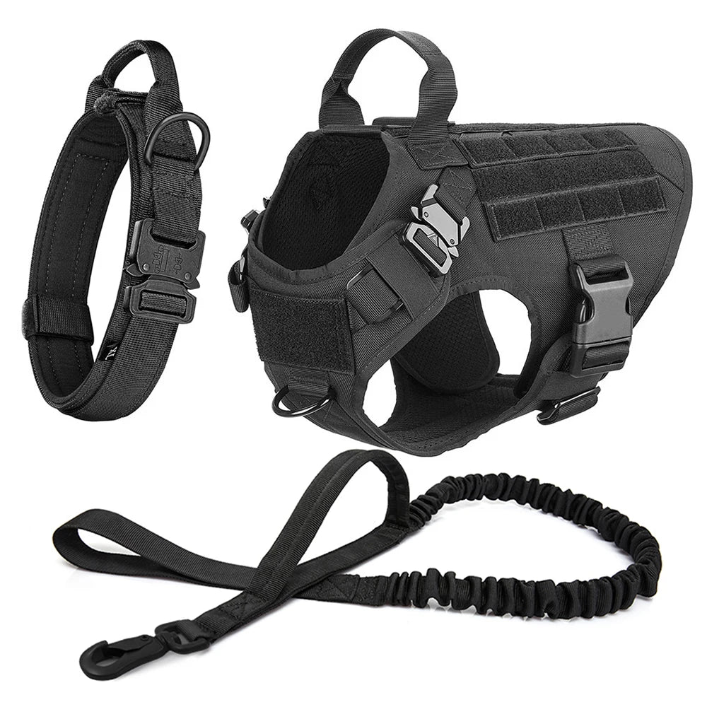 Tactical Dog Harness – Durable Vest with Handle for Comfort and Control