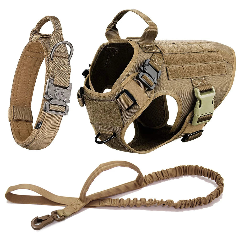 Tactical Dog Harness – Durable Vest with Handle for Comfort and Control