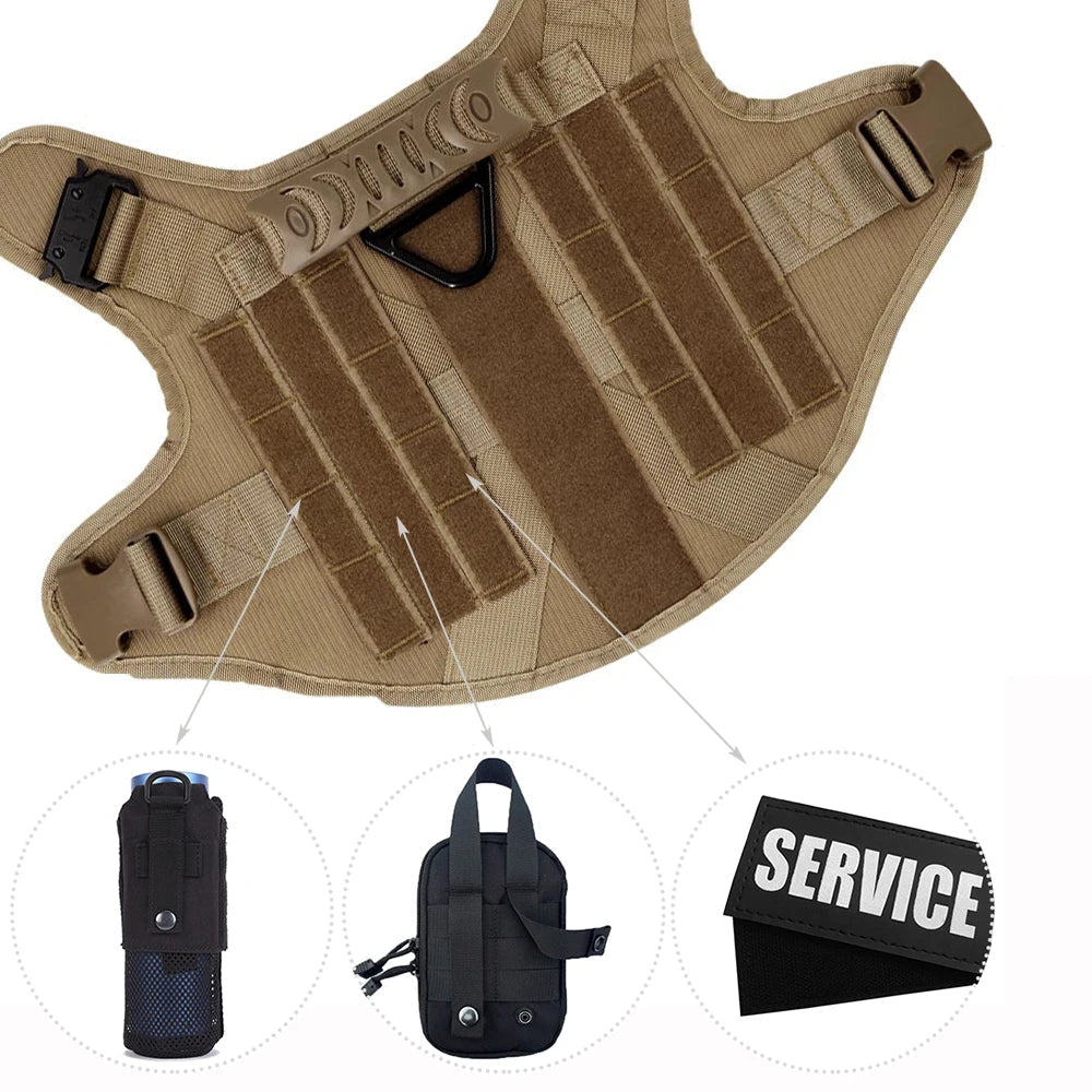 Tactical Dog Harness – Durable Vest with Handle for Comfort and Control | BROKLEN - view 6