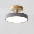 Scandinavian Wood & Metal LED Ceiling Light – view 7 | BROKLEN