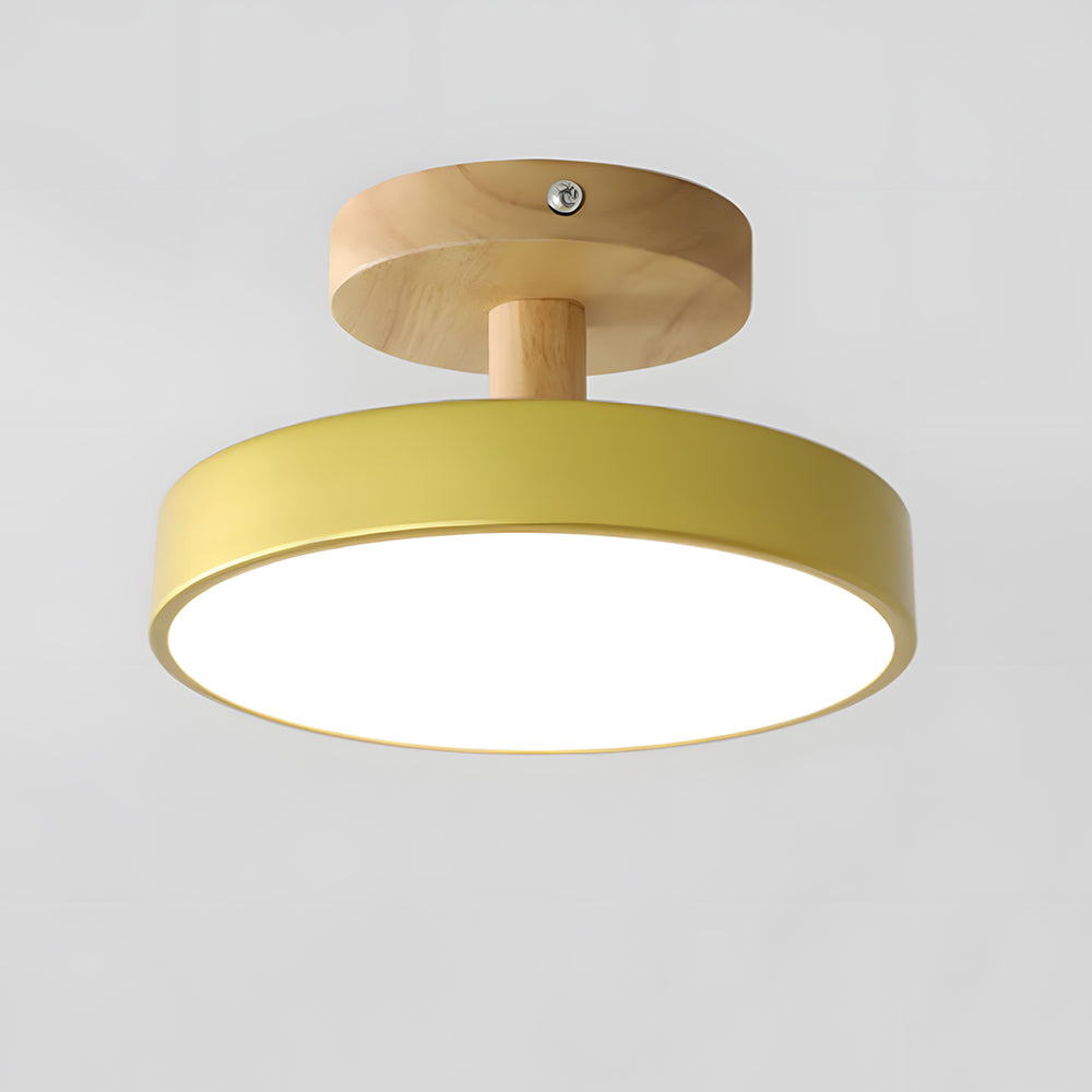 Scandinavian Wood & Metal LED Ceiling Light – view 22 | BROKLEN