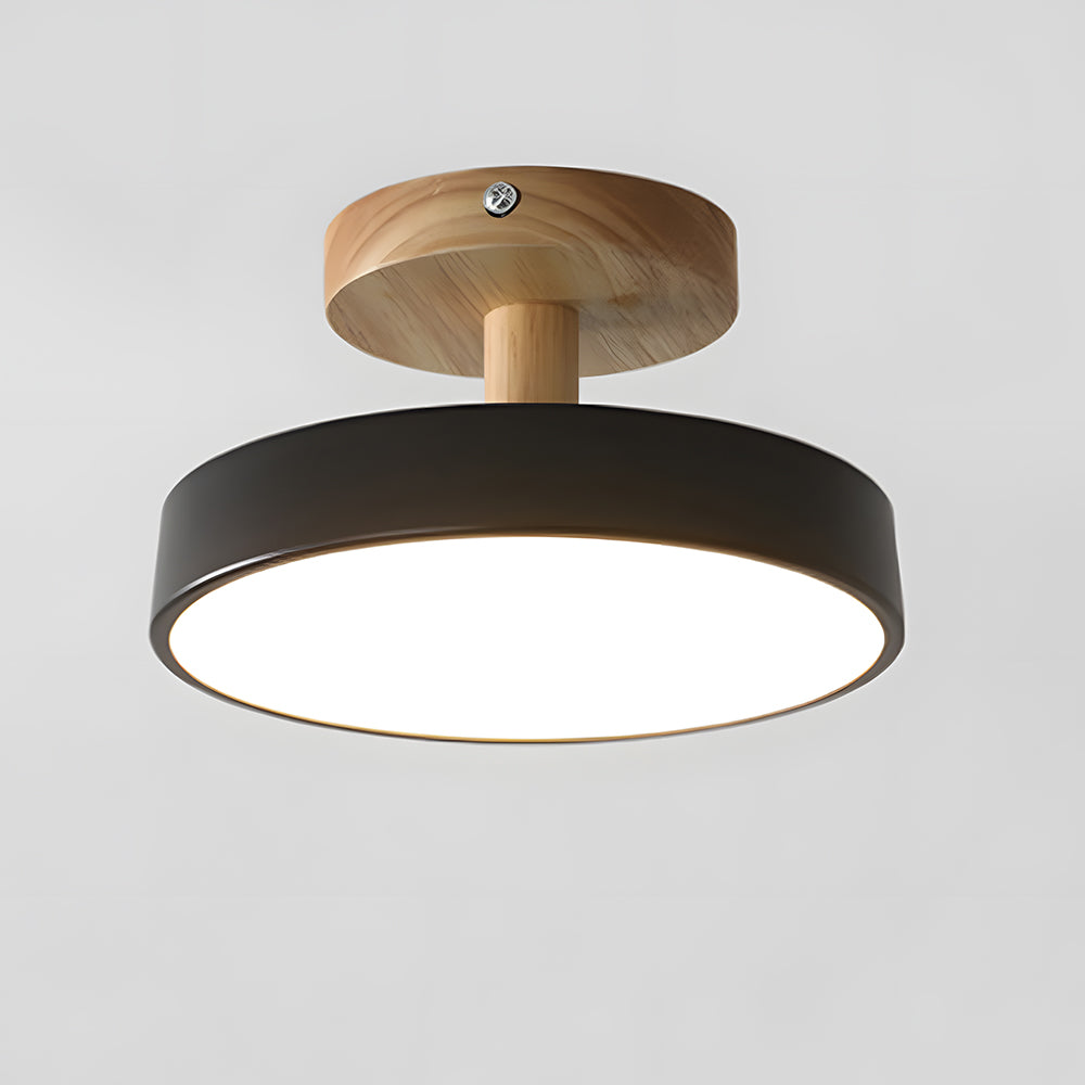 Scandinavian Wood & Metal LED Ceiling Light – view 10 | BROKLEN