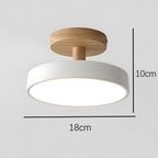 Scandinavian Wood & Metal LED Ceiling Light – view 16 | BROKLEN