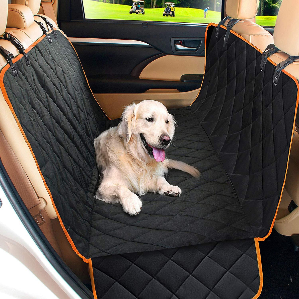 Waterproof Car Seat Cover Hammock for Pets | Universal Fit | Machine Washable | BROKLEN - view 6