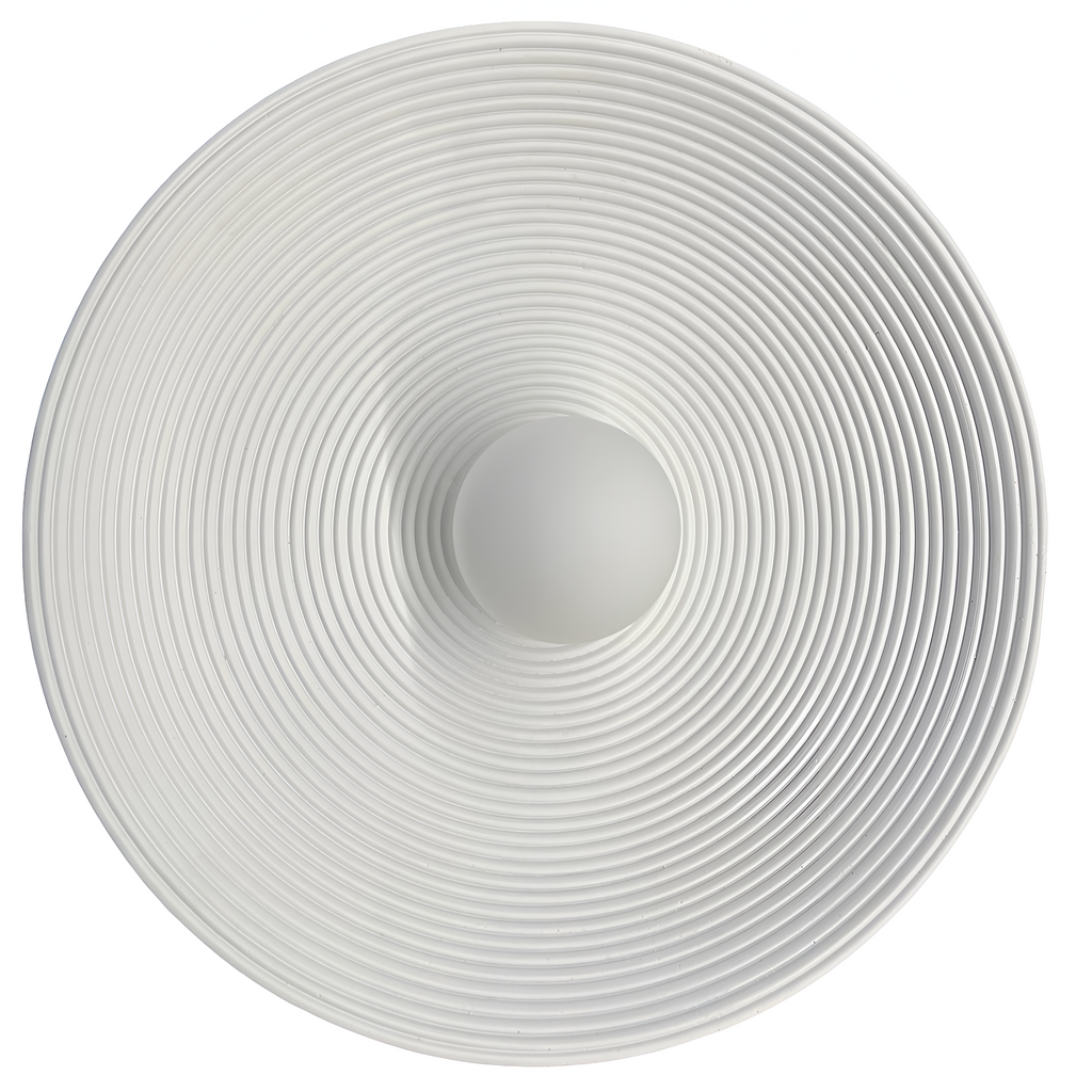 Retro Japandi Round Resin Wall Light – view 3 | BROKLEN