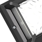 Square Black Waterproof LED Outdoor Wall Light – view 2 | BROKLEN