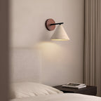 Travertine Cone Wall Light – Warm LED – view 10 | BROKLEN