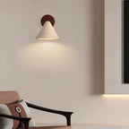 Travertine Cone Wall Light – Warm LED – view 9 | BROKLEN