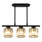 Glass Shade Linear Pendant Light – view 7 | BROKLEN
