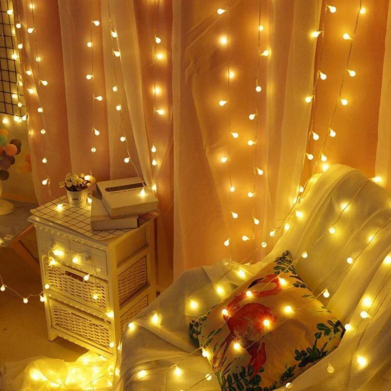 Solar LED Outdoor String Lights – view 5 | BROKLEN