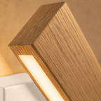 Solid Wood LED Reading Wall Light, Pivoting Head – view 47 | BROKLEN