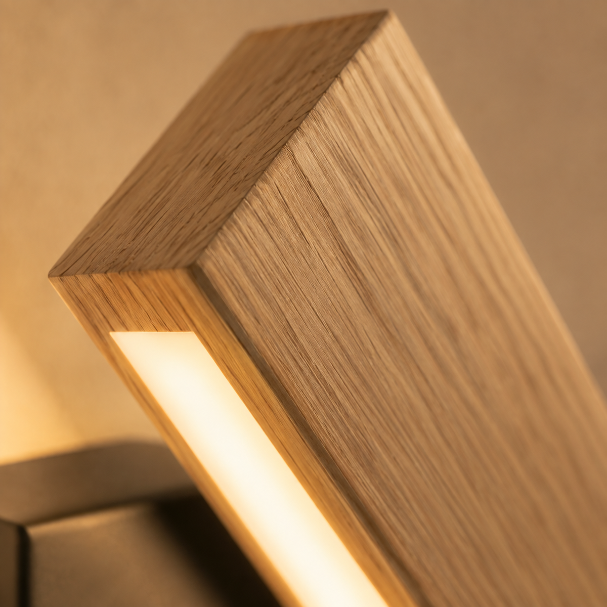 Solid Wood LED Reading Wall Light, Pivoting Head – view 22 | BROKLEN
