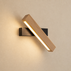 Solid Wood LED Reading Wall Light, Pivoting Head – view 56 | BROKLEN