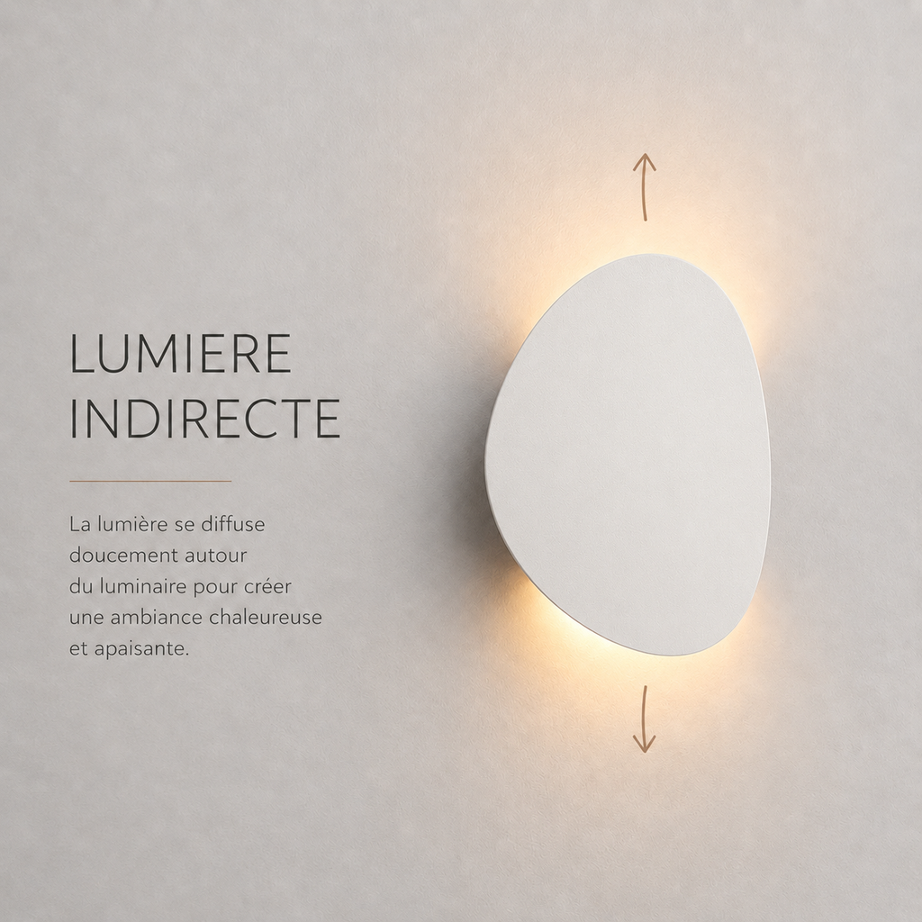 Modern Aluminium LED Disc Wall Light, Indirect Light – view 17 | BROKLEN